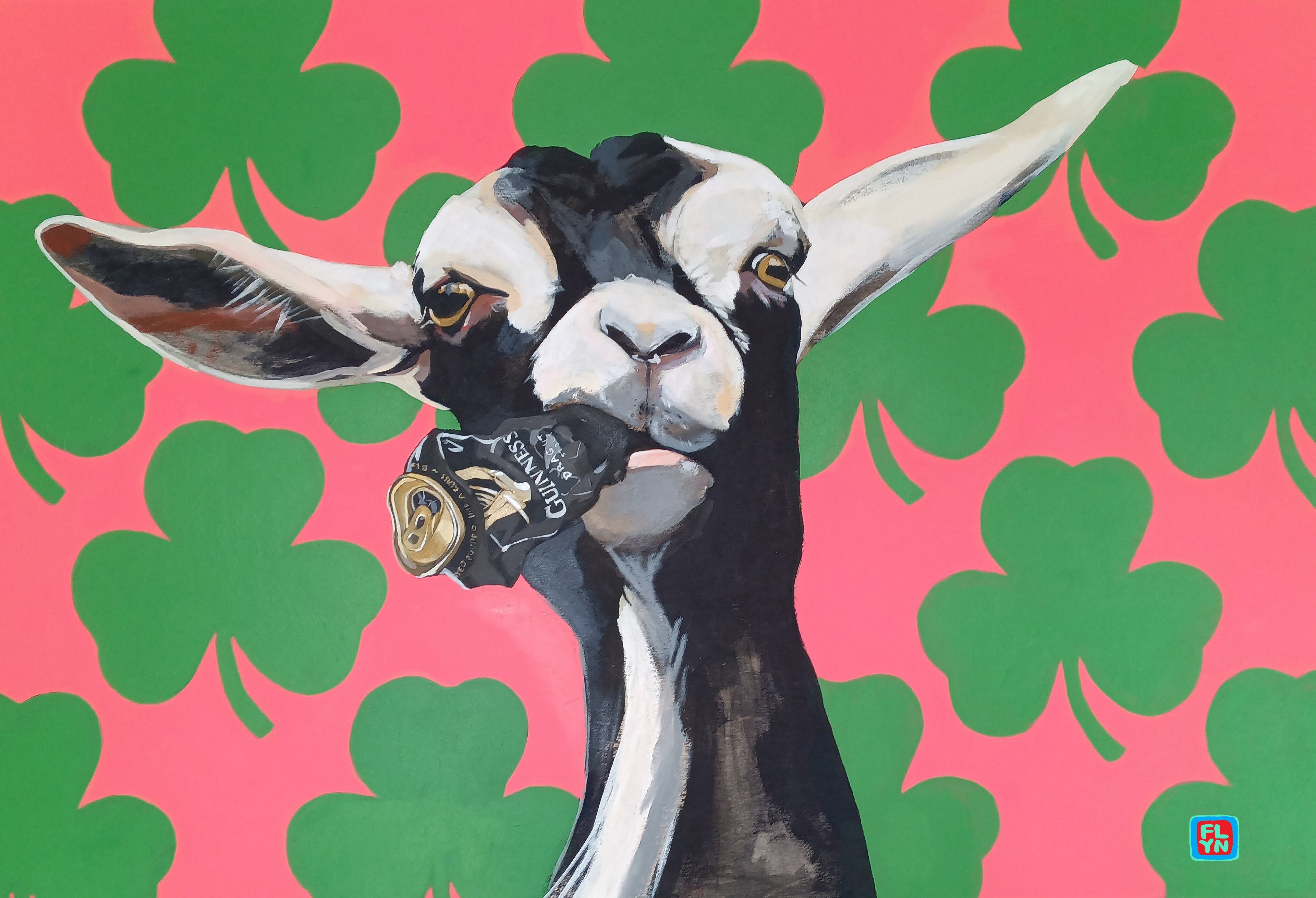 Can Crusher Goat Print