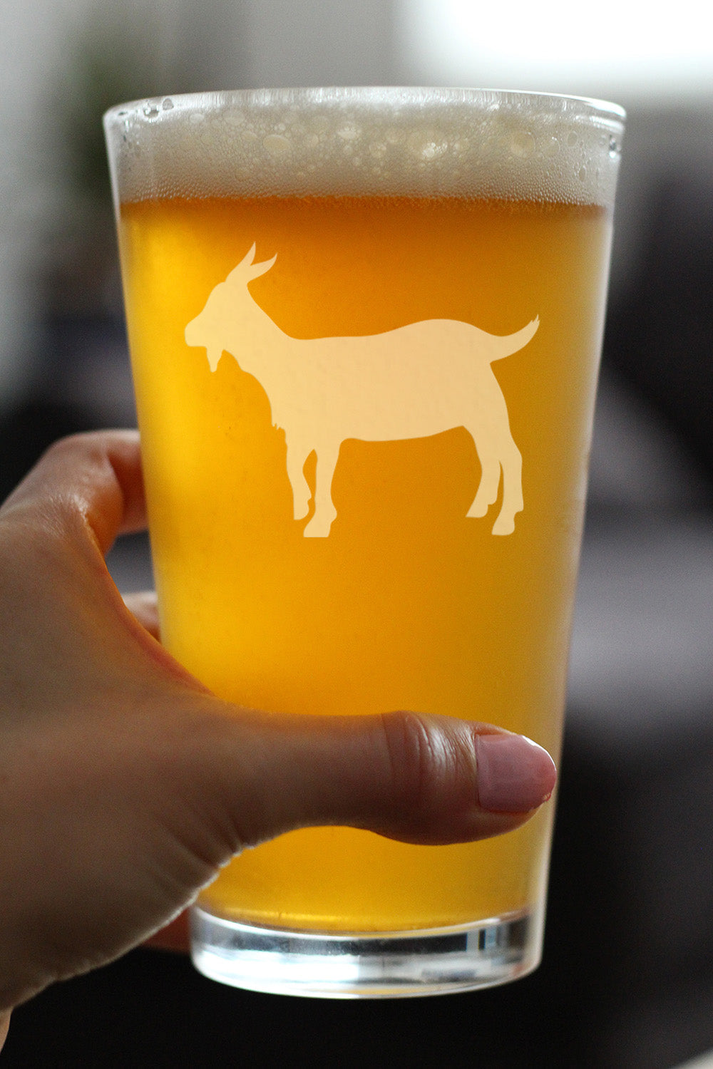 Goat Pint Glass