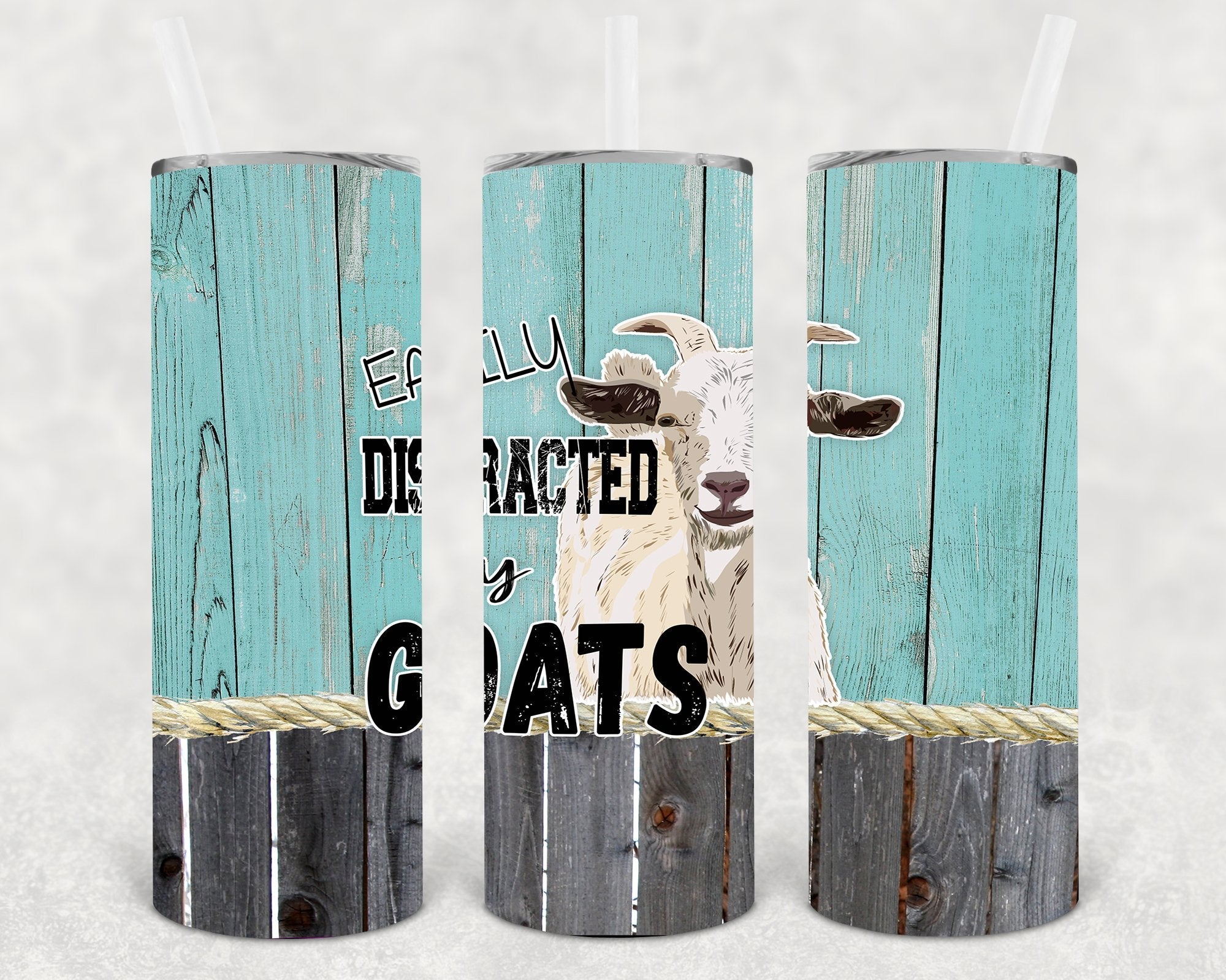 Easily Distracted By Goats Tumbler