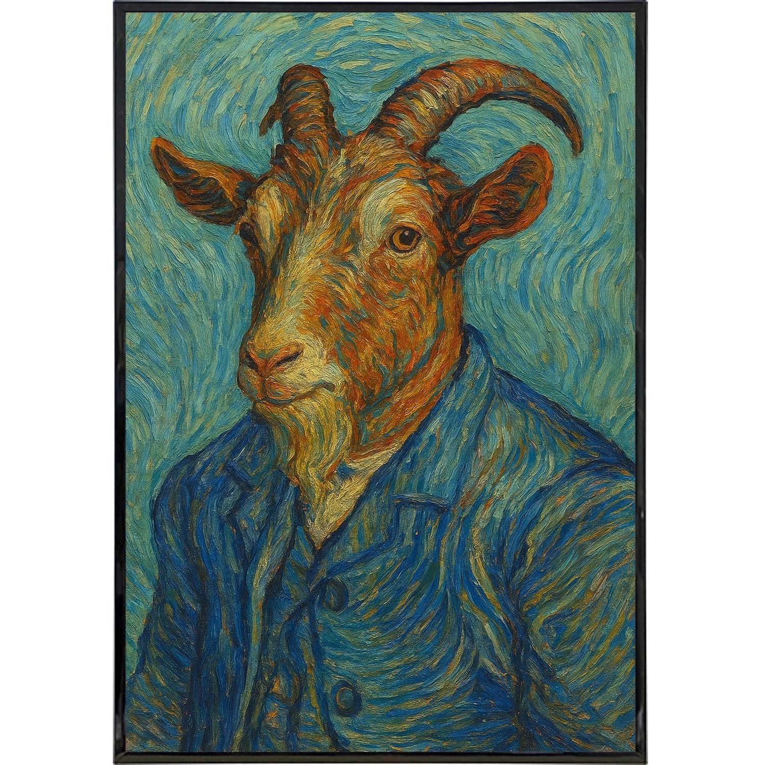Vincent Van Goat Print